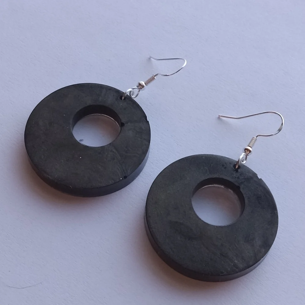 Hand Crafted black resin